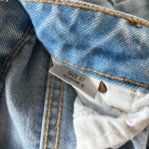 ROLLA’S Original High Rise Straight Denim Jeans Size 27 (9) - Picture 4 of 4